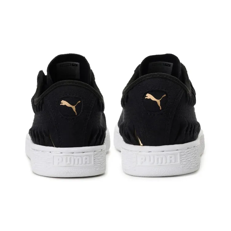 PUMA Suede Metallic Entwine Balance Lightweight Low-Top Skateboard Shoes-3