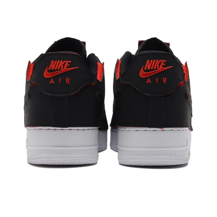 Nike Air Force 1 Low 1/1 Black Chile Red-4