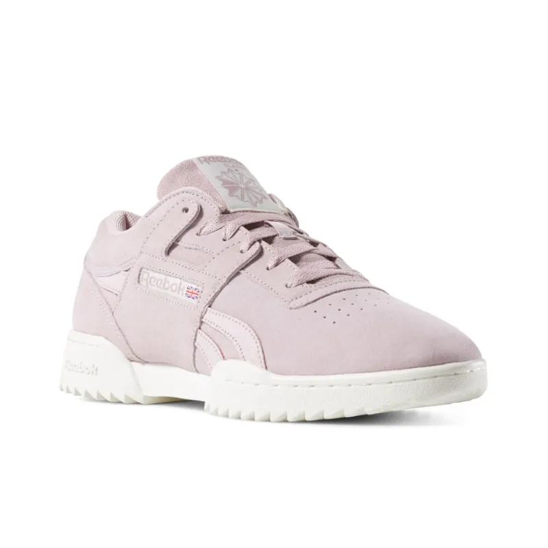 Reebok Workout Skateboard Shoes Men Low-Top Pink-2