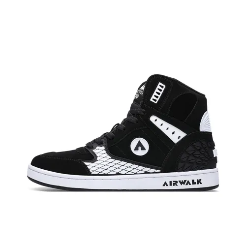 Airwalk Skateboard Shoes Men High-Top Black