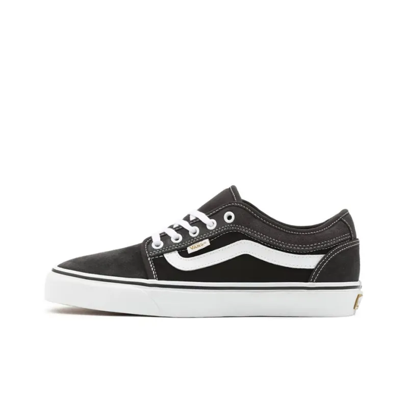 Vans Unisex Twill Chukka Low Sidestripe Sneakers Black-0