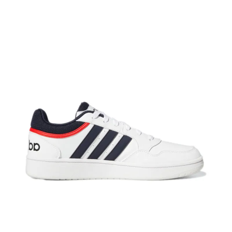 Hoops 3.0 Adidas Neo Low 'White Vivid Red'-1