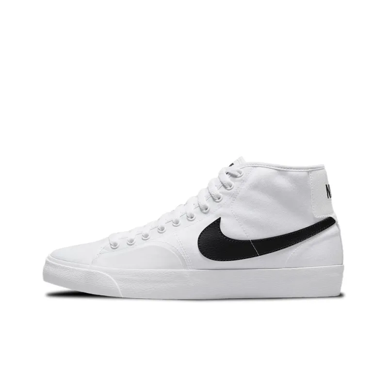 Nike Blazer Court Mid Sb 'White Black'-0