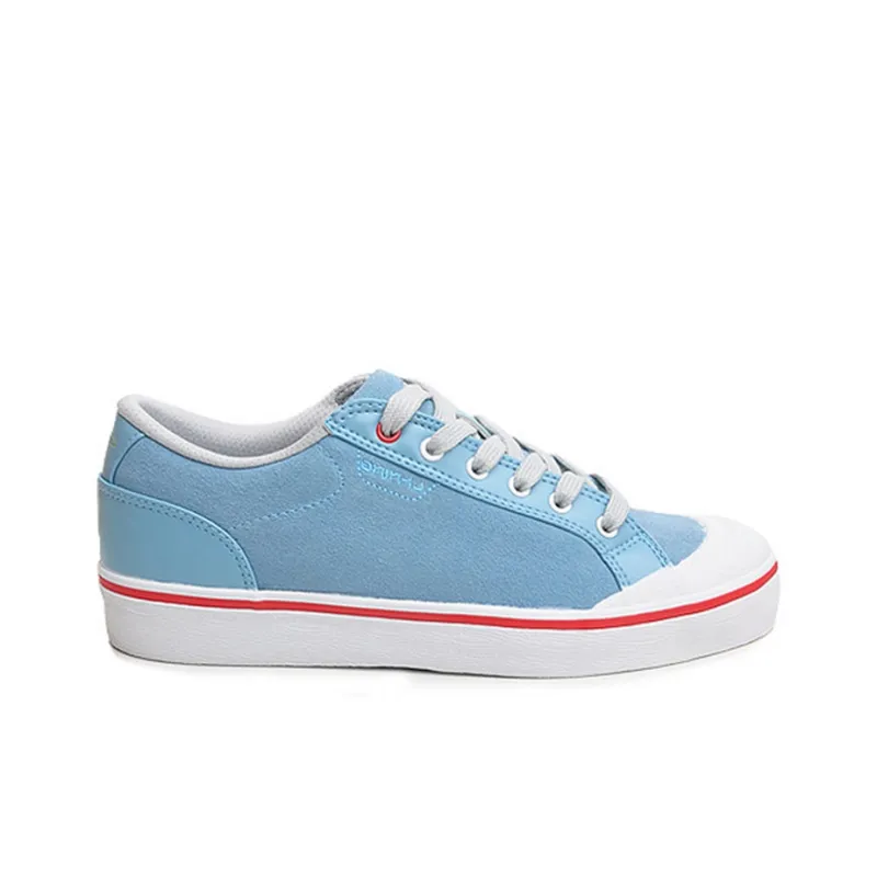 LINING Skateboard Shoes Women's Low-Top Air Blue/Gray/Autumn Jujube Red-1