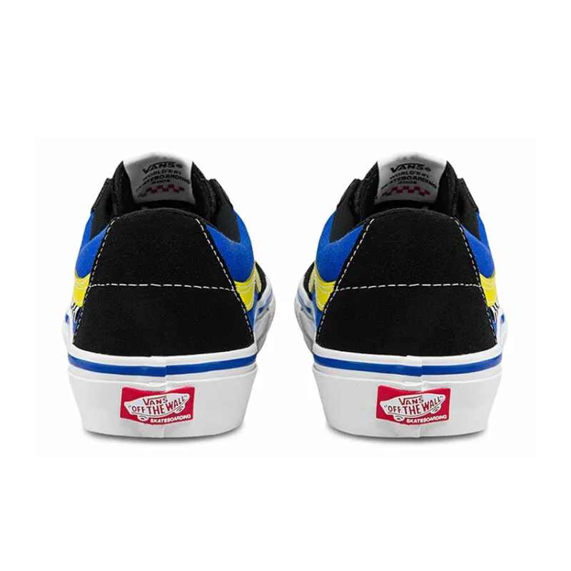 Vans Unisex SK8 Low Sneakers Black/Blue-5