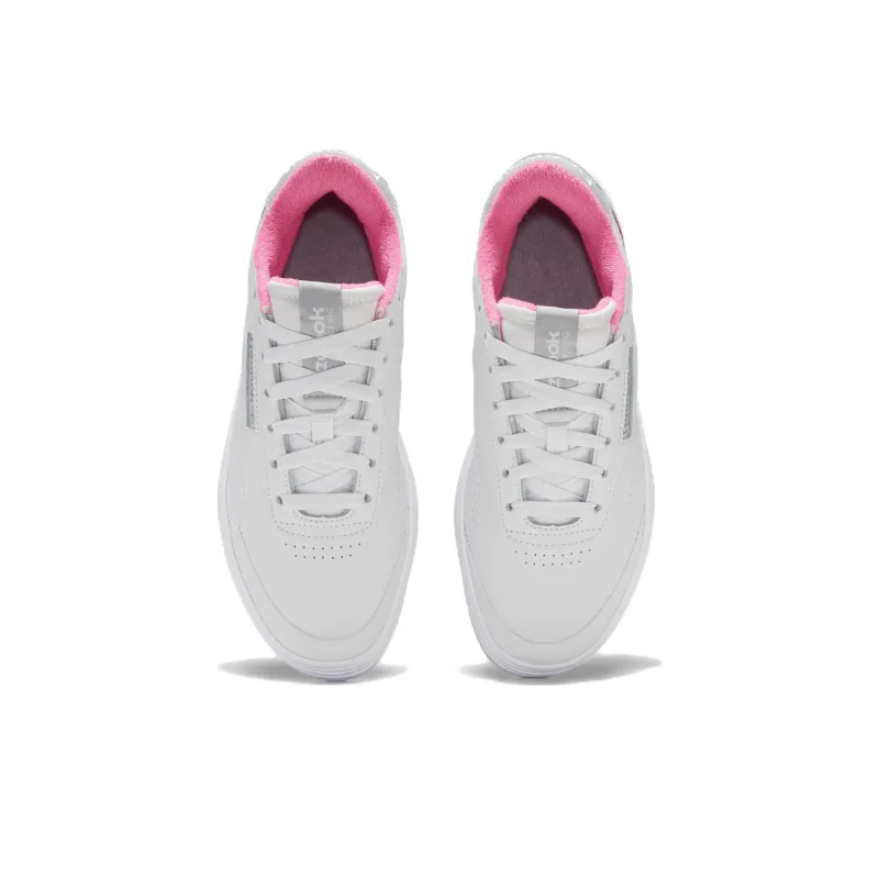 Reebok Women's Club C Double Geo 'Cold Grey Atomic Pink' Women's-3