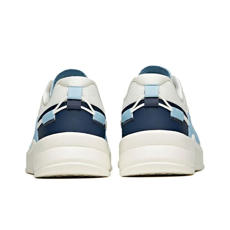Anta Life Collection Anti Slip Wear Resistant Low Top Casual Skateboard Shoes Men's Ivory White-3