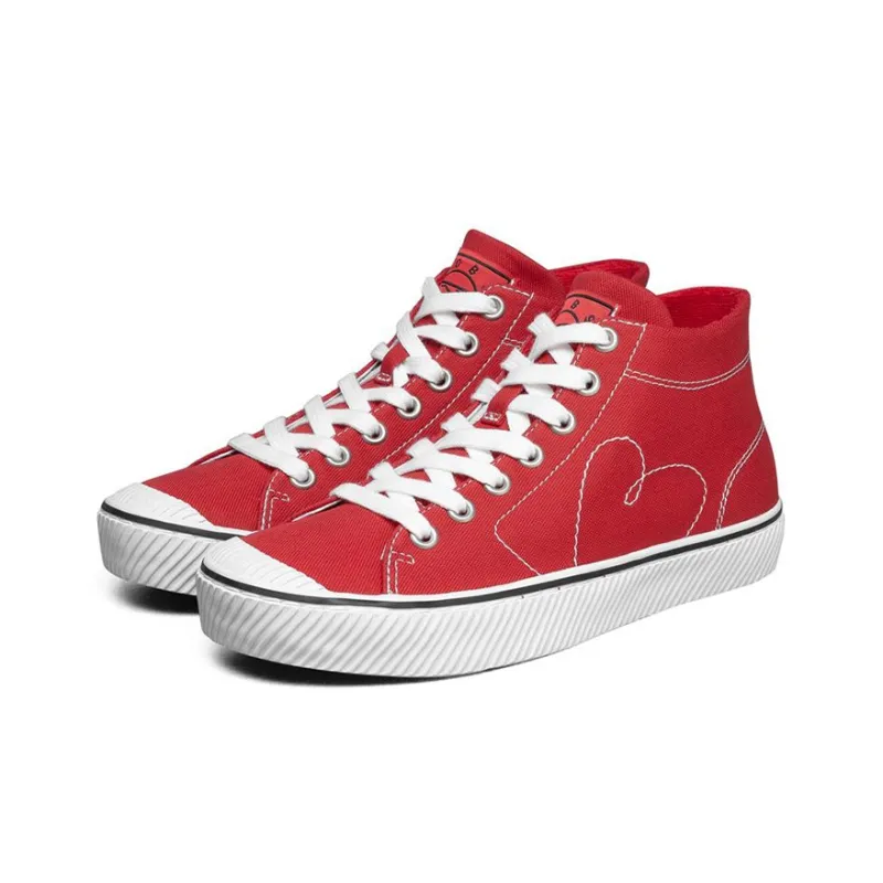 Skechers Bobs B Wild Mid Top Sneakers Red Women's-2