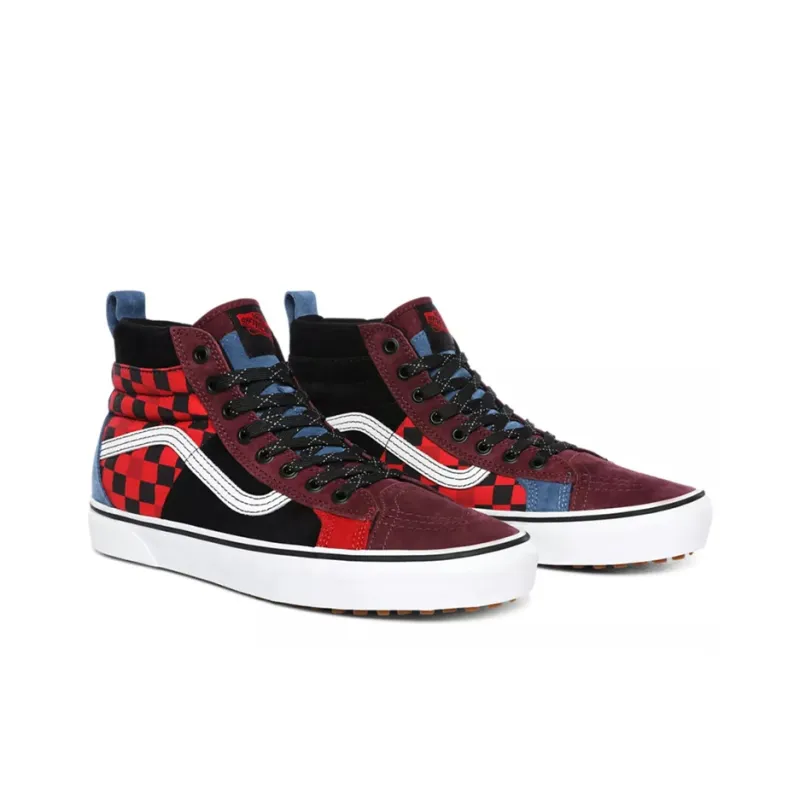 Vans SK8 Hi 46 Mte Dx Black/Red Checkboard-3
