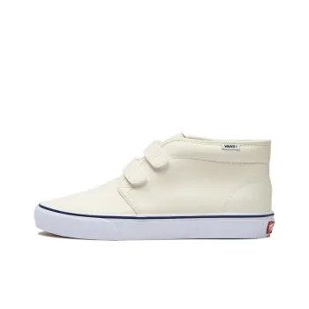Vans Unisex Chukka Ez Mid Top Velcro Sneakers White