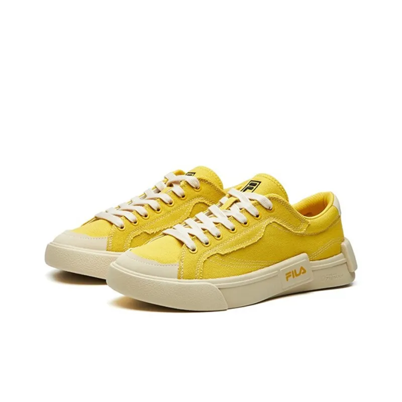 FILA FUSION Canvas Shoes 'Yellow' Women's-2