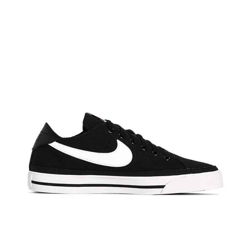 Nike Court Legacy Canvas Black White Women's-1