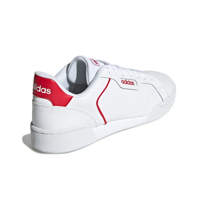 Adidas Neo Roguera Classic Casual Low Tops Skateboarding Shoes White Red Women's-3