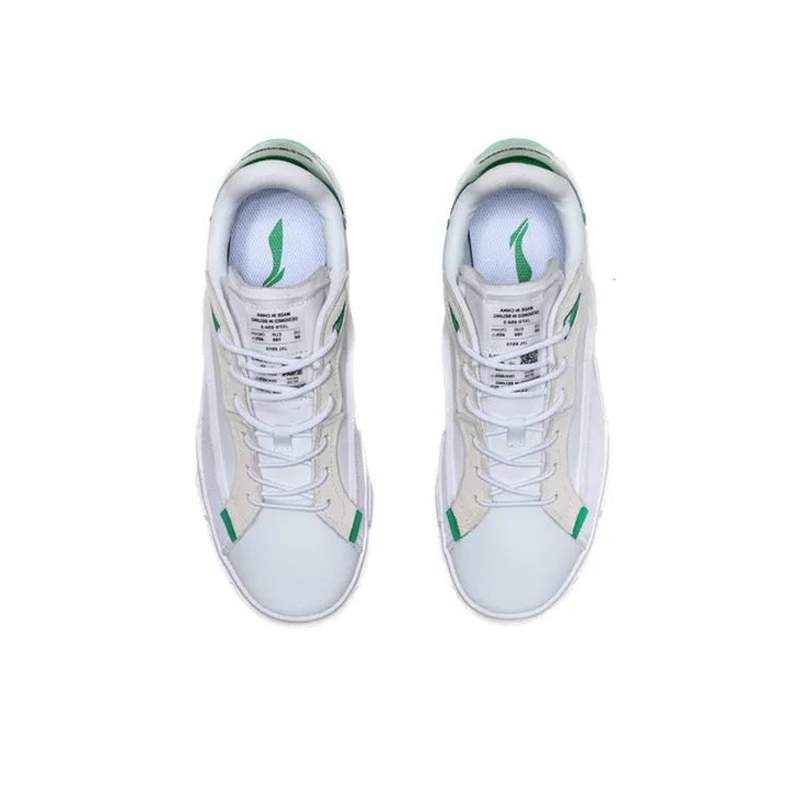 LiNing Contrarian 2020 Breathable Low Top Skateboard Shoes Men's Standard White-3