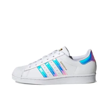 Adidas Originals Superstar White Iridescent Stripes Women's