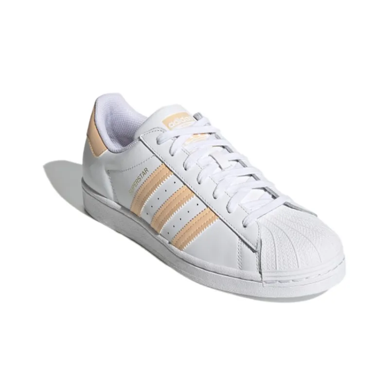 Adidas Superstar Cloud White Glow Orange-2