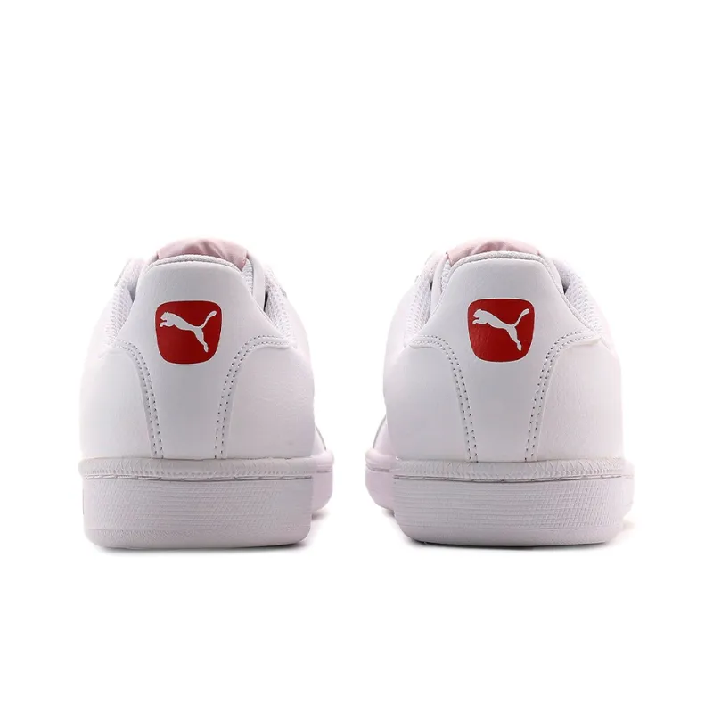 PUMA Smash Cat L White/Red-3