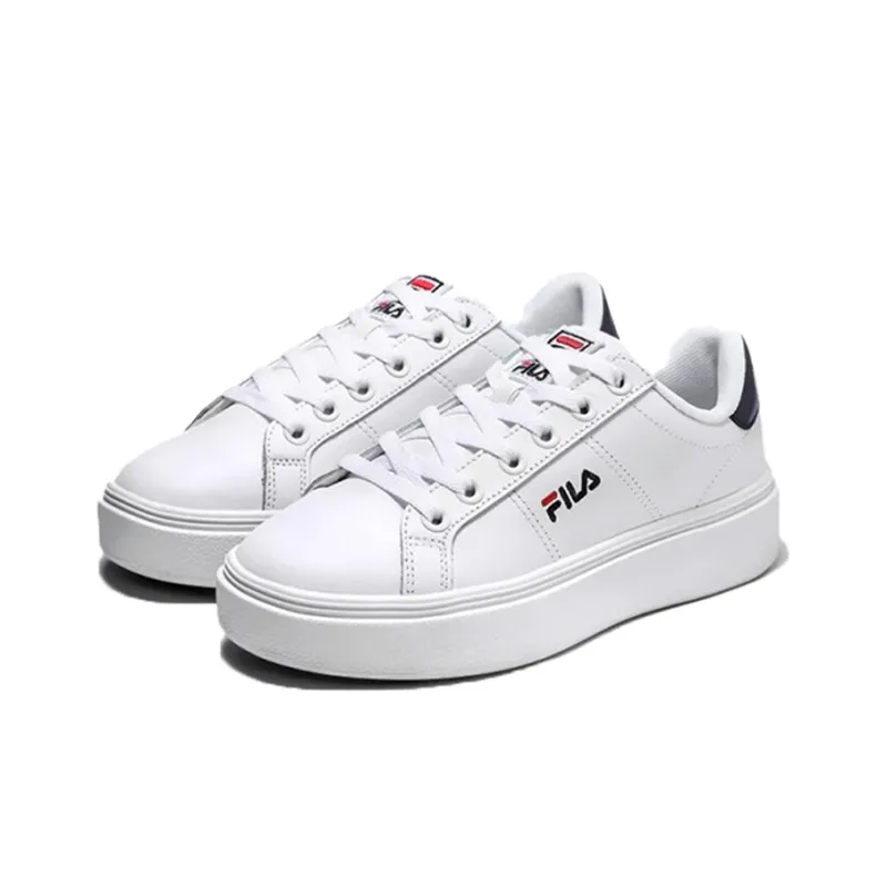 FILA Court Plumpy Low Top Board Shoes White/Black-1