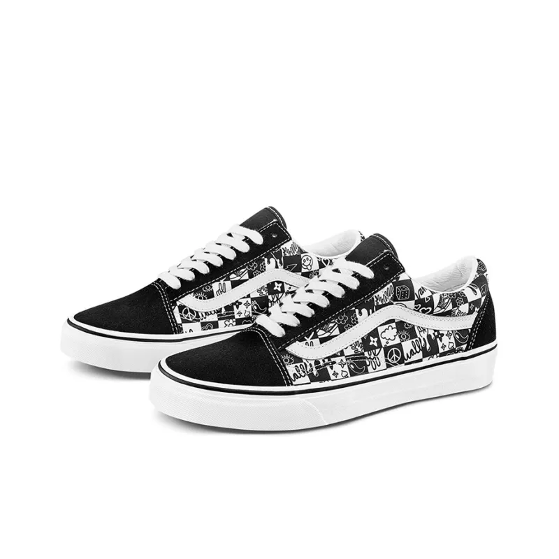 Vans Old Skool Doodle Checkerboard-1