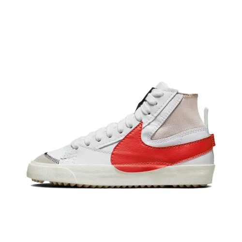 Nike Blazer Mid 77 Jumbo White Habanero Red