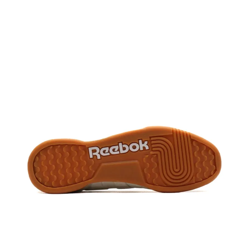 Reebok Workout Skateboard Shoes Men Low Top Oats Brown-4