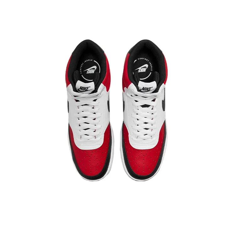 Nike Court Vision Mid White Red Black-3