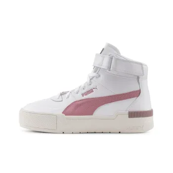 PUMA Cali Sport Top Warm Up Casual Board Shoes White Women's