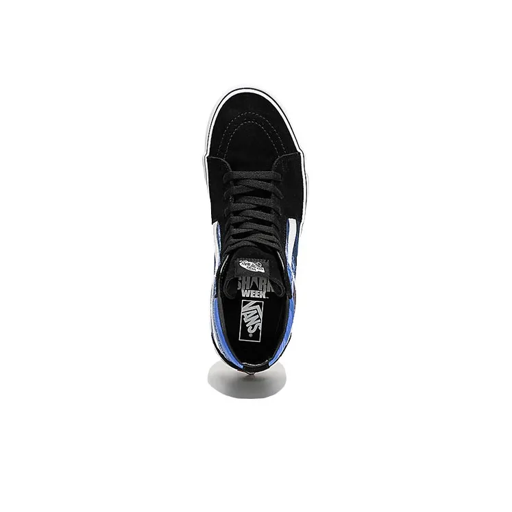 Sk8 Shark Week X Vans Hi 'Black Blue'-4