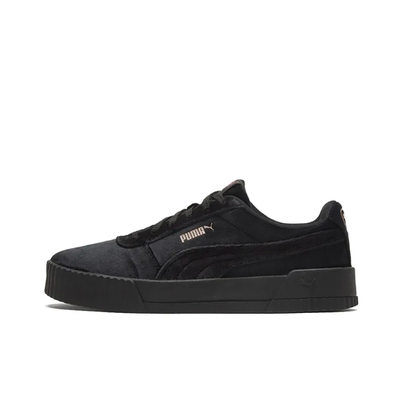 PUMA Carina Velvet Black/Gold Women's-0