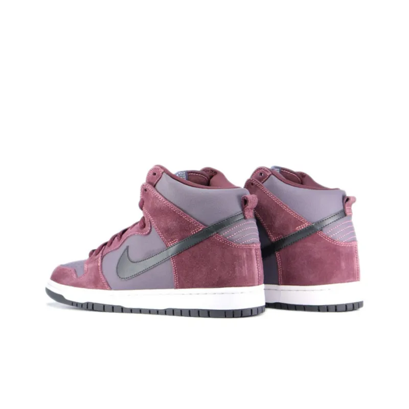 Nike Sb Dunk High Deep Burgundy Gridiron-2