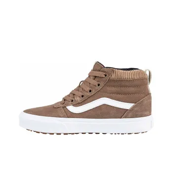 Vans Ward Hi Mte Cozy Breathable Casual Skateboarding Shoes Brown Women's