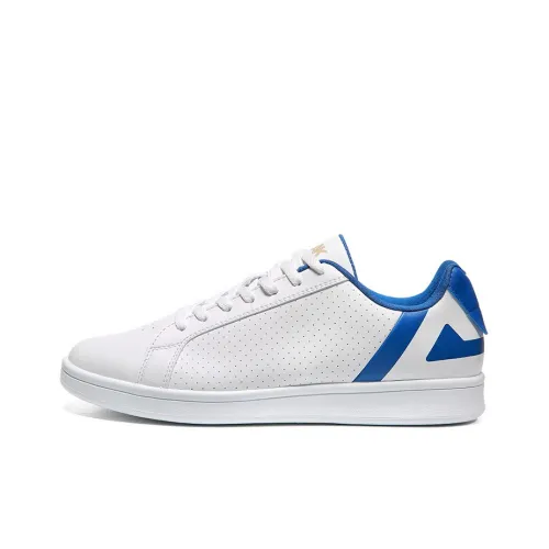 PEAK Skateboard Shoes Men Low-Top Large White/Planetary Blue