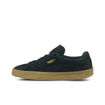 PUMA Suede Crepe Slip-Resistant Low-Top Skateboard Shoes Unisex Black