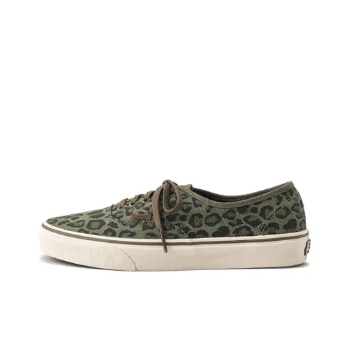 Vans Authentic Skateboard Shoes Unisex Low-Top Green/Black