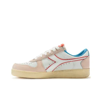 Diadora Magic Basket LOW ICONA WN Cushioning Abrasion Resistant Support Low Top Skateboard Shoes Women's Pink White
