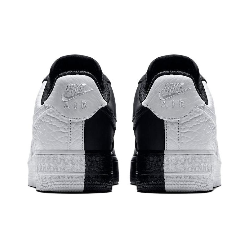 Half black and white air force ones hotsell