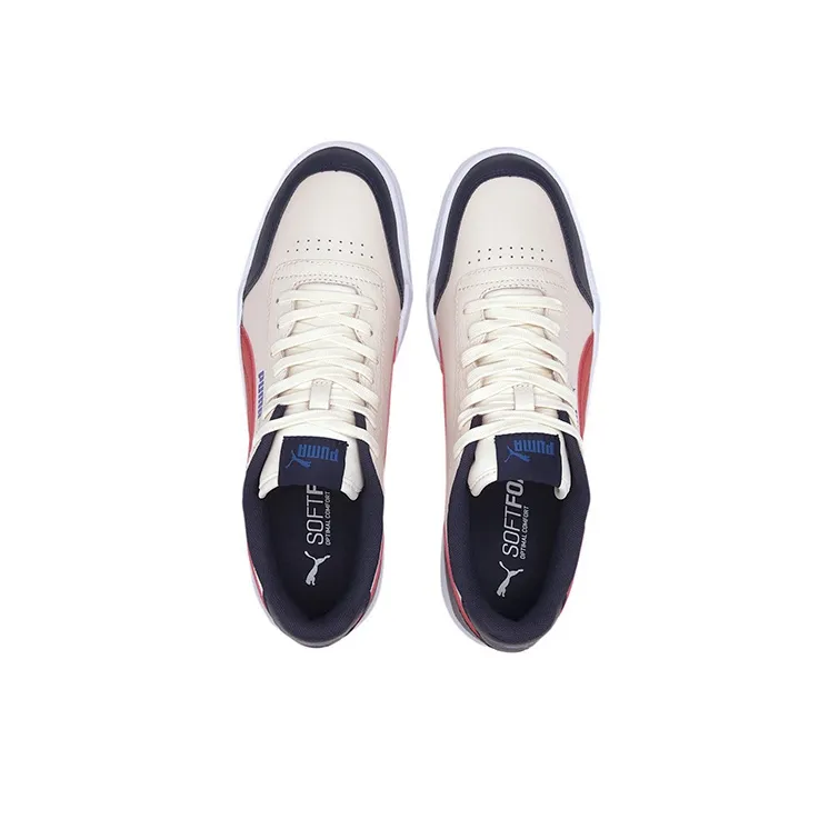 PUMA Caracal SoftFoam Retro Colorblock Casual Skate Shoes Pink Blue Red-3