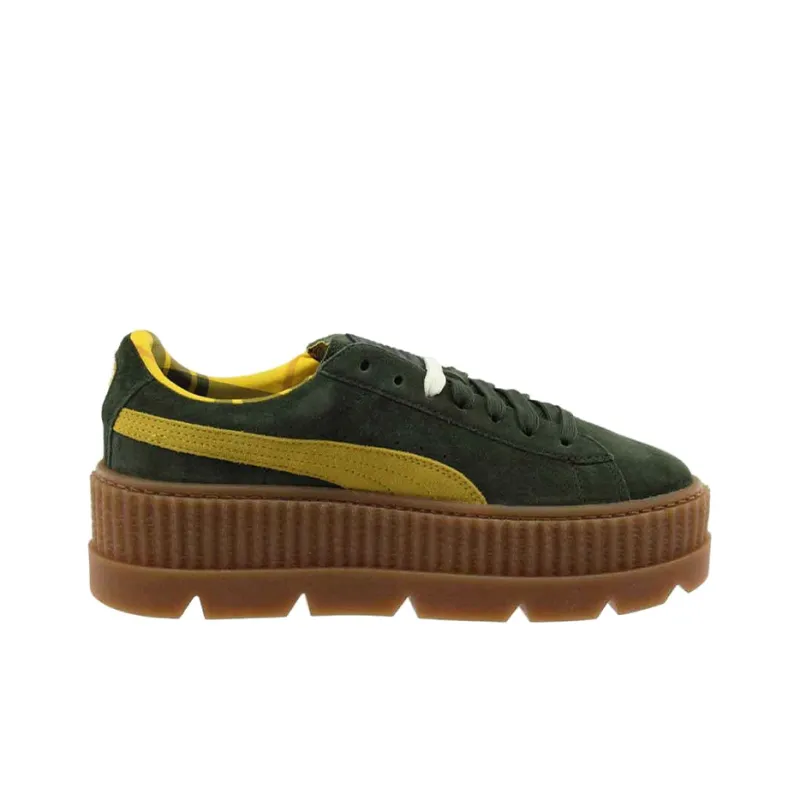 PUMA Cleated Creeper Rihanna Fenty Suede Green Women's-1