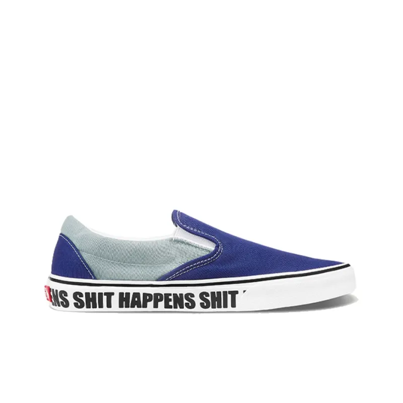 Vans Classic Slip On Navy Blue-1