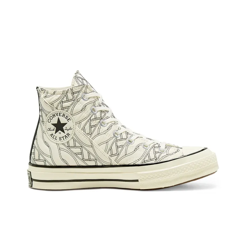 Converse Chuck Taylor All Star 70 Hi Runway Cable Knit Egret Women's-1