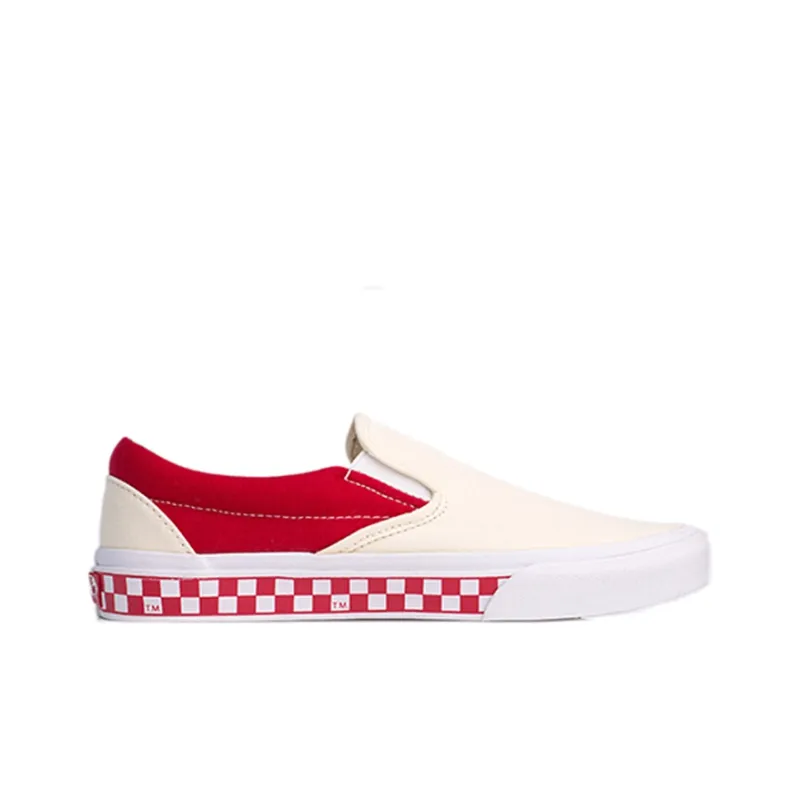 Vans Classic Slip On 'Checker Racing Red'-1