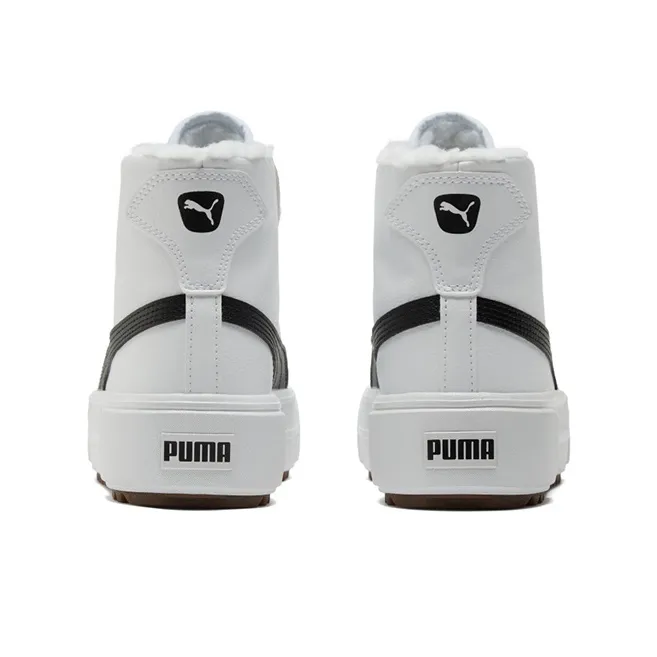 PUMA Kaia Mid 'Fur White Black' Women's-3