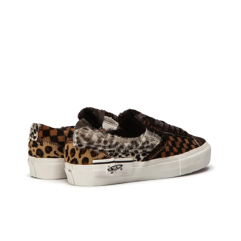 Vans Slip-on Cap LX Cut And Paste Animal Pack Non-slip Lightweight Low-Top Skateboard Shoes Unisex Brown-2