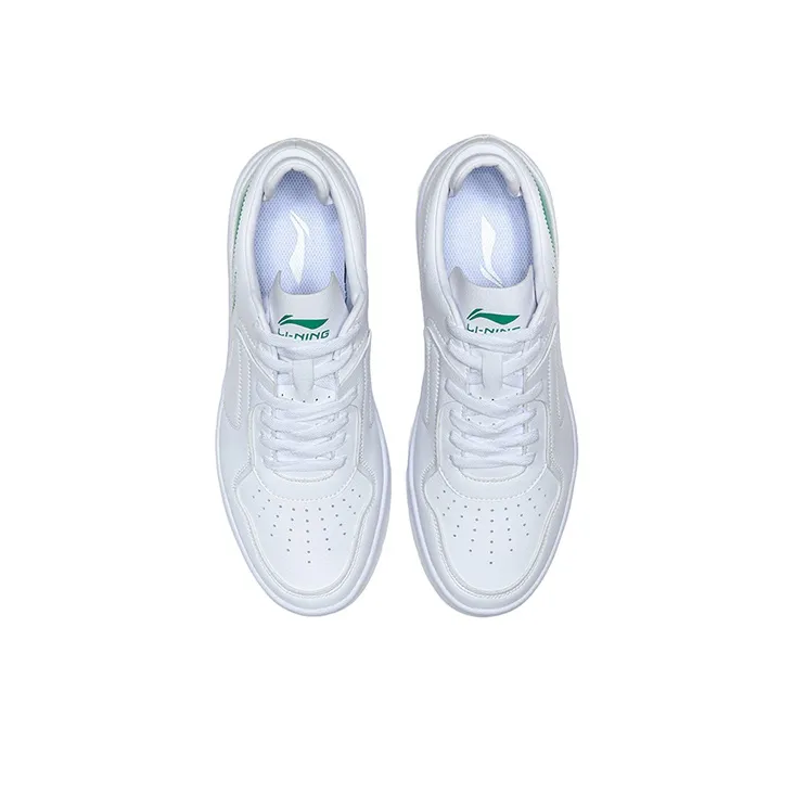 LiNing Slip Resistant, Abrasion Resistant, Lightweight Low Top Skateboard Shoes Men's White-3