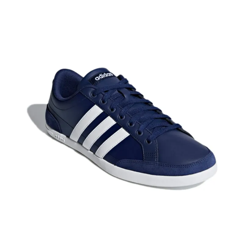 Adidas Neo Caflaire Slip-Resistant Low-Top Skateboard Shoes Men's Blue White-2