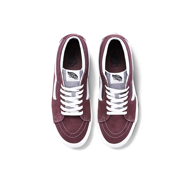 Vans Sk8 Mid Mid Top Retro Skate Shoes Unisex Dark Purple-3