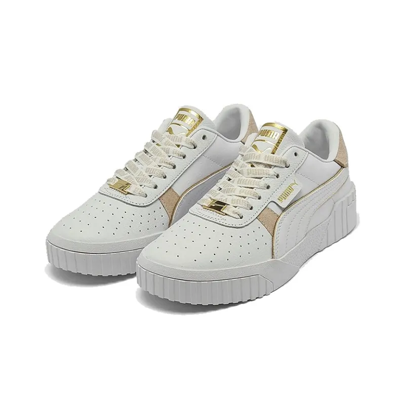 PUMA Cali Reinvention Casual 'White Khaki' Women's-2