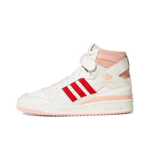 Adidas Forum 84 Hi Off White Pink Red