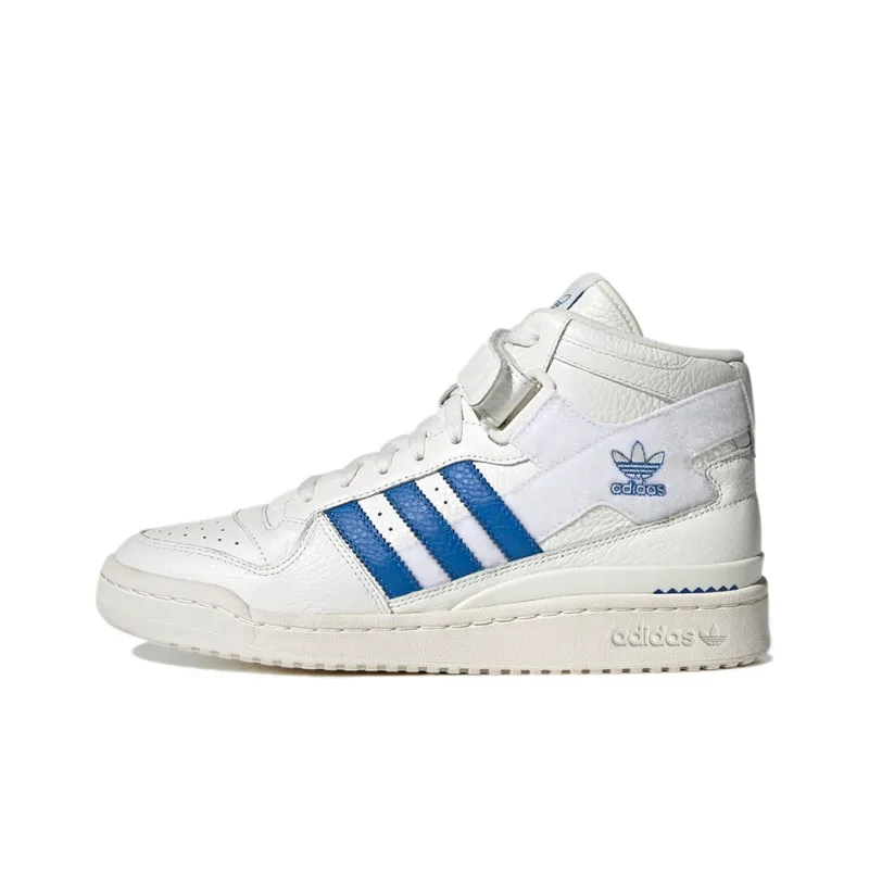 Adidas Forum Mid Off White Blue Bird-0