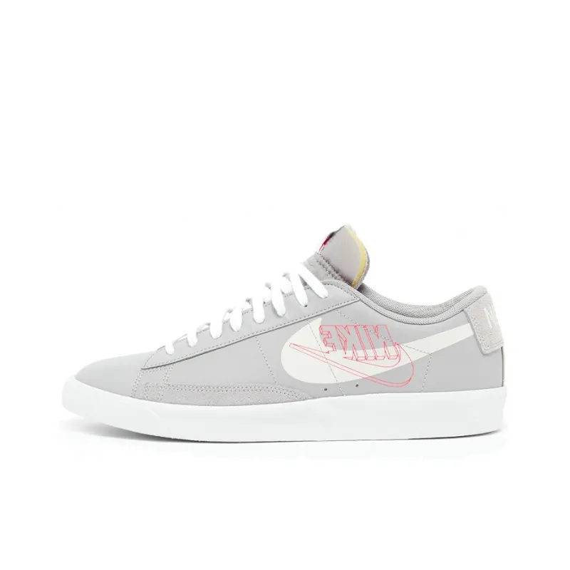 Nike Blazer Low Grey/White/Red-0